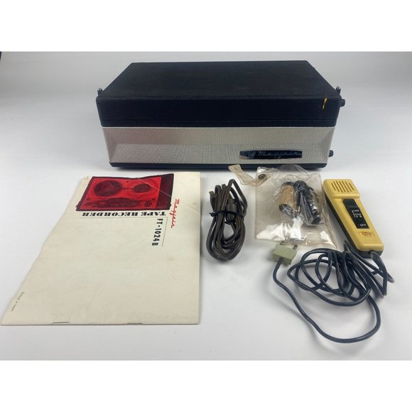Vintage Mayfair FT-1024B Reel-to-Reel Tape Recorder w/ Accessories--Parts Only o - Picture 1 of 14